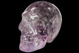 Carved Amethyst Crystal Skull #111713-2